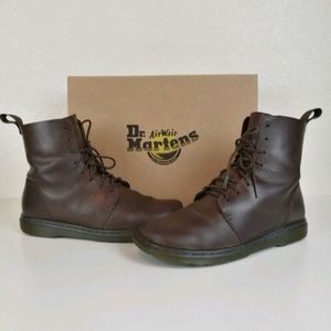 ✨SALE✨Dr. Martens Brown Leather Combat Boots 7 EUC